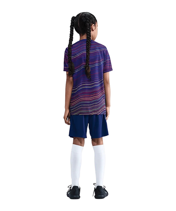 nike fc barcelona prematch shorts hjemmebane 202526 blå f456