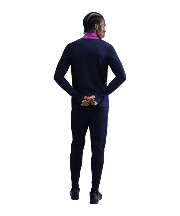 nike fc barcelona drill top sweatshirt mørkeblå f597