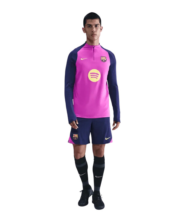 nike fc barcelona drill top sweatshirt lilla f552
