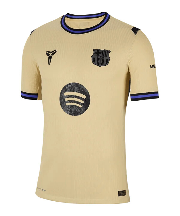 nike fc barcelona autentisk udebanetrøje 202526 guld f784