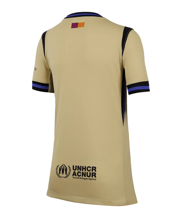 nike fc barcelona udebanetrøje 202526 børn guld f784