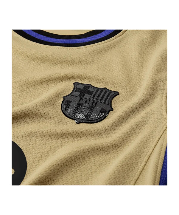 nike fc barcelona udebanetrøje 202526 børn guld f784