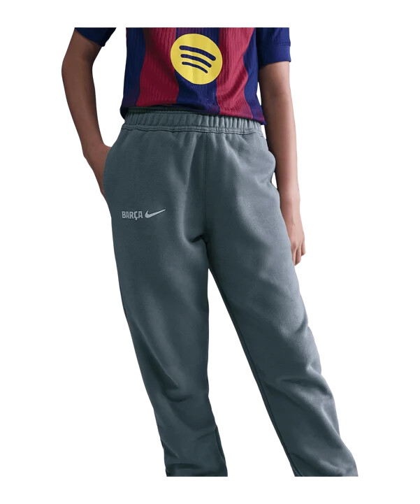 nike fc barcelona nsw air joggingbukser børn grå f084