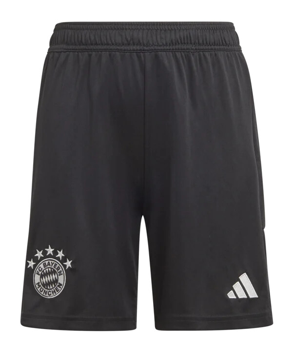 adidas fc bayern münchen målmandsshorts 20232024 børn sort