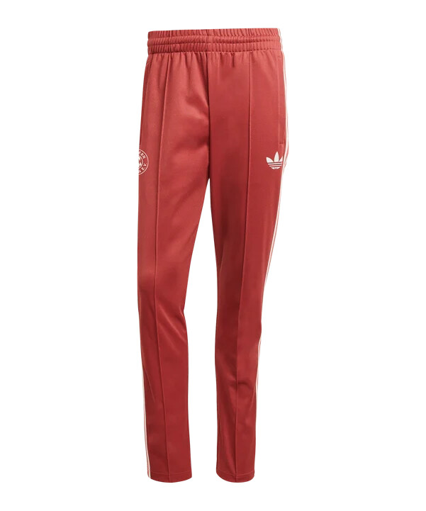 adidas originals fc bayern münchen beckenbauer træningsbukser rød