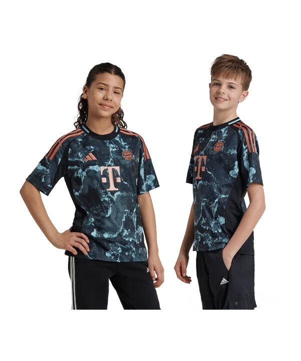 adidas fc bayern münchen udebanetrøje 202425 børn sort