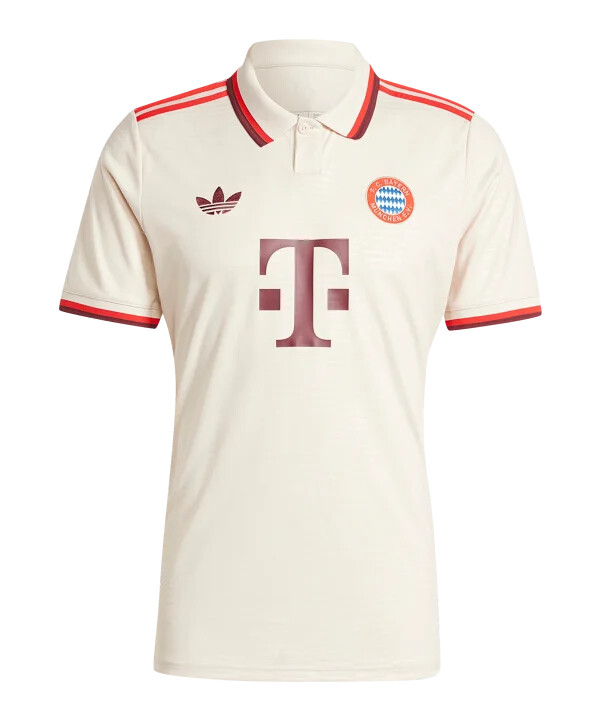 adidas originals fc bayern münchen 3. trøje 20242025 beige