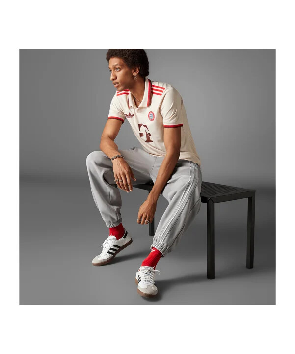adidas originals fc bayern münchen 3. trøje 20242025 beige