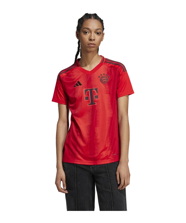 adidas fc bayern münchen hjemmebanetrøje 20242025 dame rød