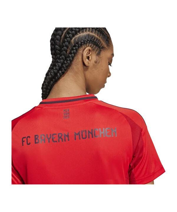 adidas fc bayern münchen hjemmebanetrøje 20242025 dame rød