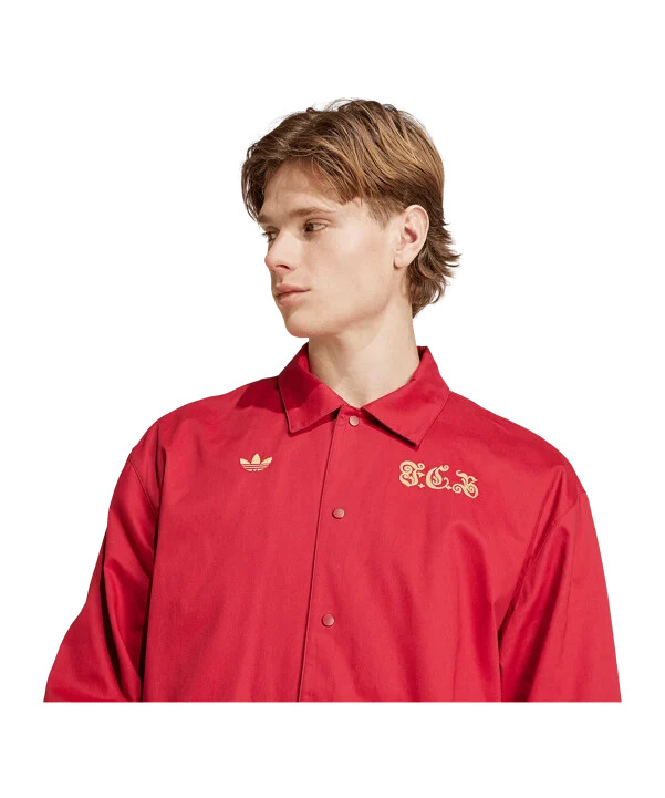 adidas originals fc bayern münchen 125-års jubilæumsjakke rød