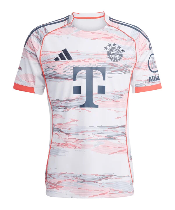 adidas fc bayern münchen udebanetrøje 202526 børn hvid