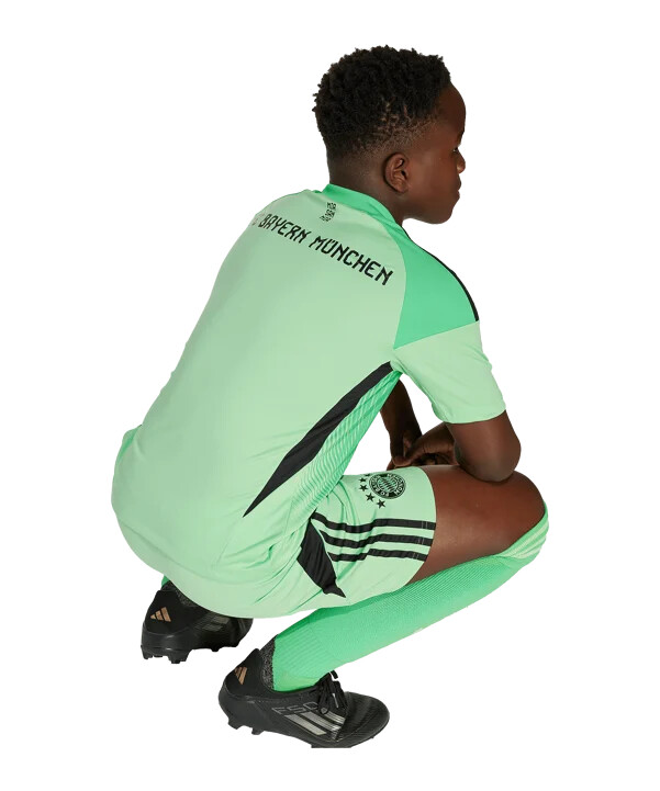 adidas fc bayern münchen målmandstrøje 202526 børn grøn