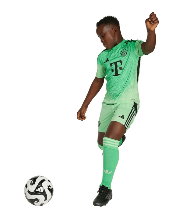 adidas fc bayern münchen målmandstrøje 202526 børn grøn