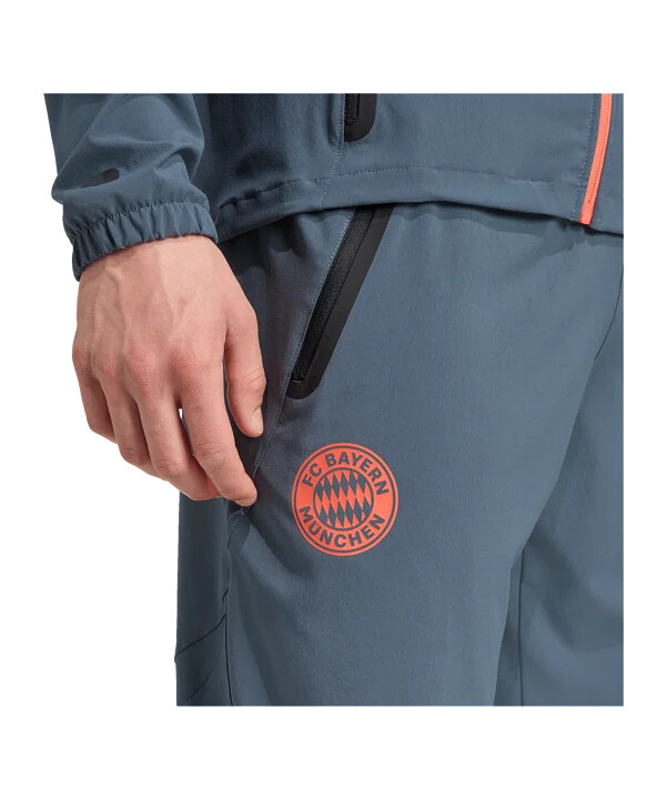 adidas fc bayern münchen tech travel bukser grå