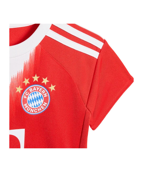adidas fc bayern münchen babytrøjesæt hjemme 202526 børn rød