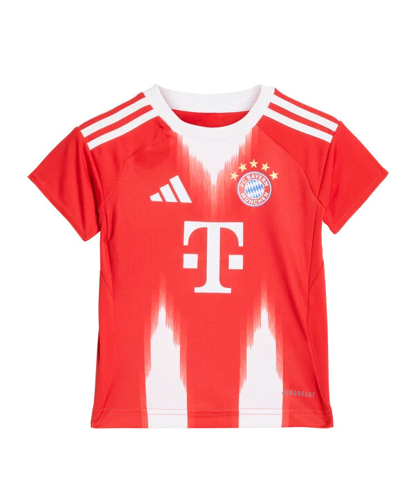 adidas fc bayern münchen babytrøjesæt hjemme 202526 børn rød