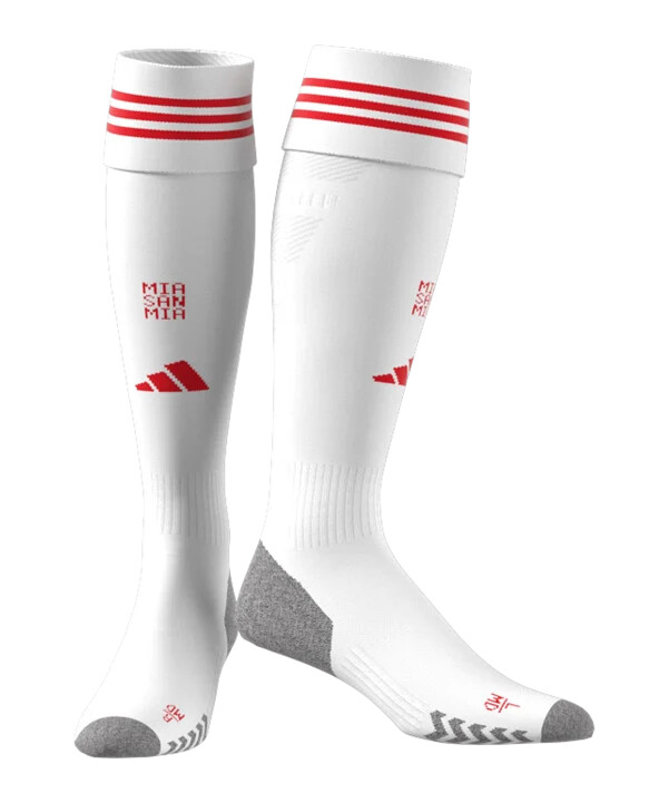 adidas fc bayern münchen hjemmestrømper 202526 hvide
