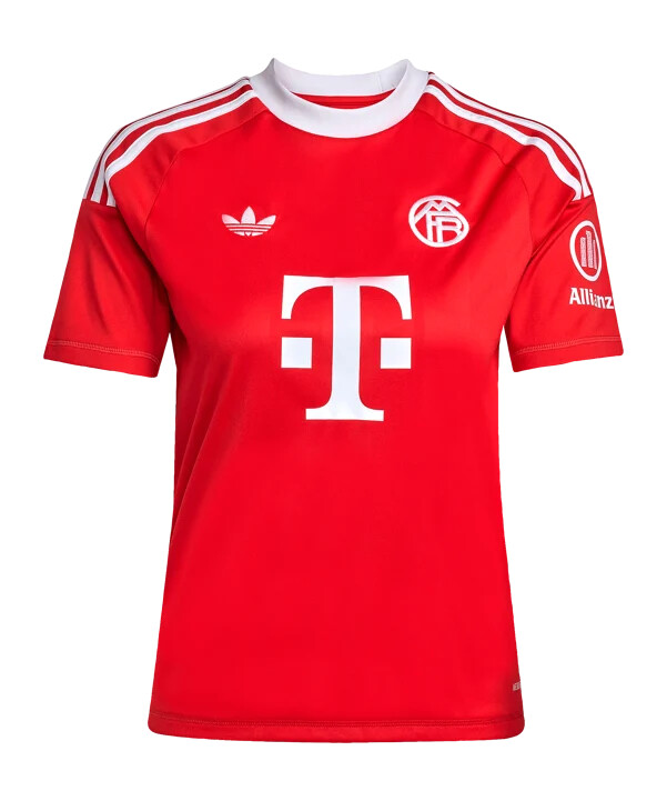 adidas fc bayern münchen målmandstrøje 3. klasse 20252026 børn rød
