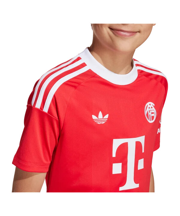 adidas fc bayern münchen målmandstrøje 3. klasse 20252026 børn rød