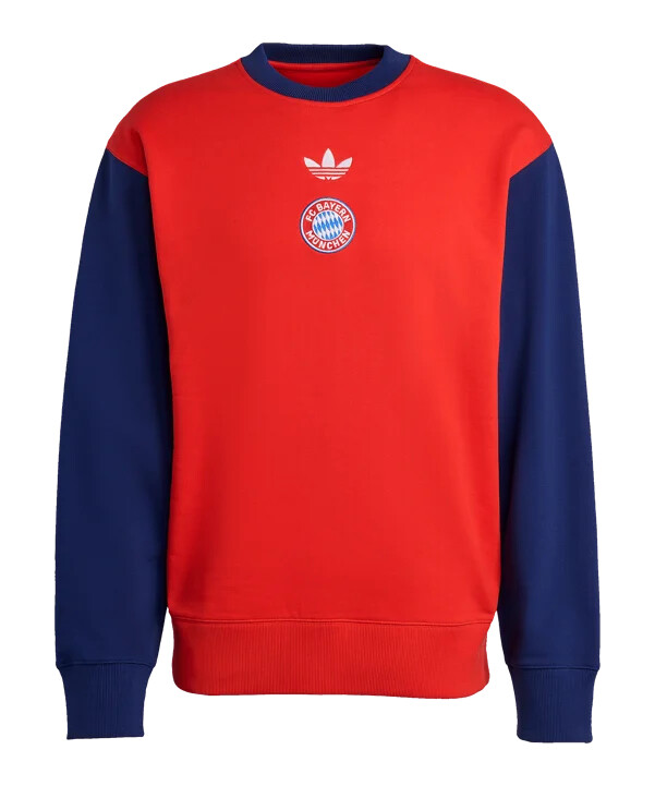 adidas fc bayern münchen lfstlr sweatshirt rød