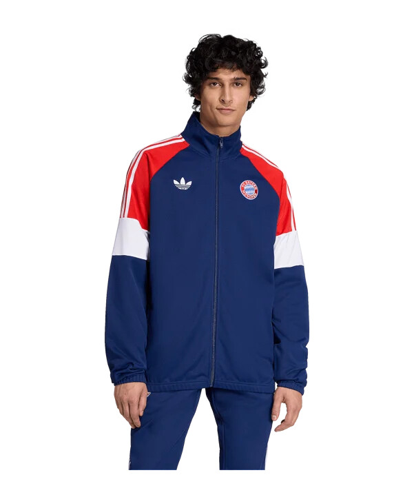 adidas fc bayern münchen lfstlr træningsjakke blå