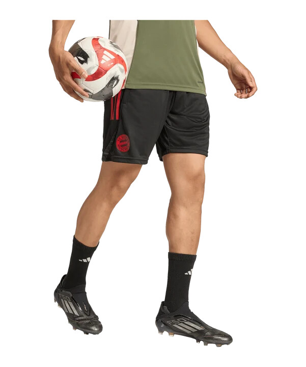 adidas fc bayern münchen tiro25 europæiske konkurrencetræningsshorts 20252026 sort