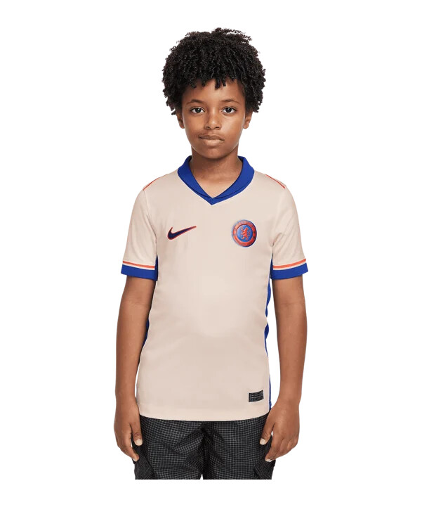 nike fc chelsea london udebanetrøje 202425 børn beige f839