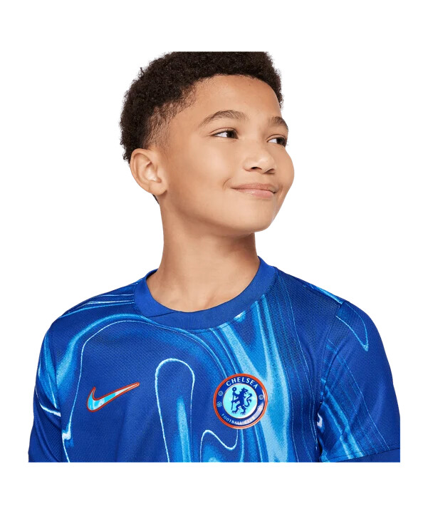 nike fc chelsea london hjemmebanetrøje 202425 børn blå f496