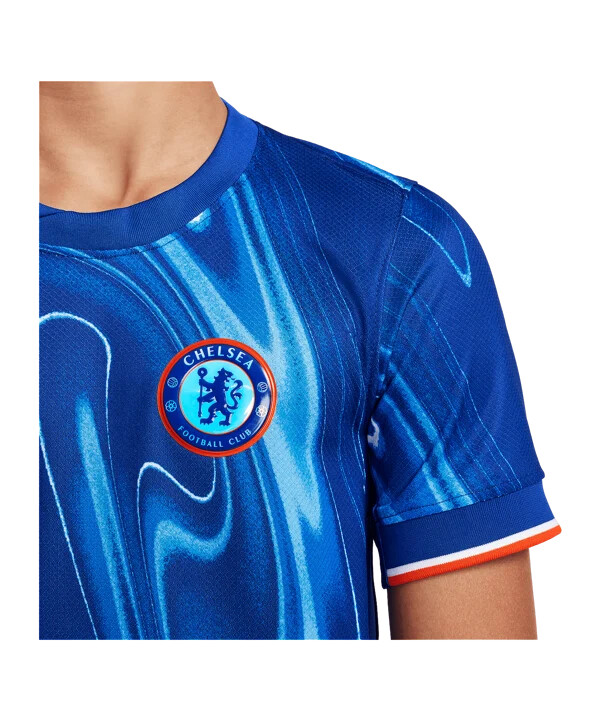 nike fc chelsea london hjemmebanetrøje 202425 børn blå f496