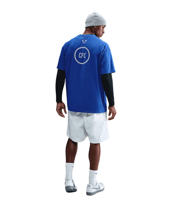 nike fc chelsea london t90 remix t-shirt blå f480