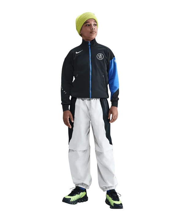 nike fc chelsea london træningsjakke børn sort f011