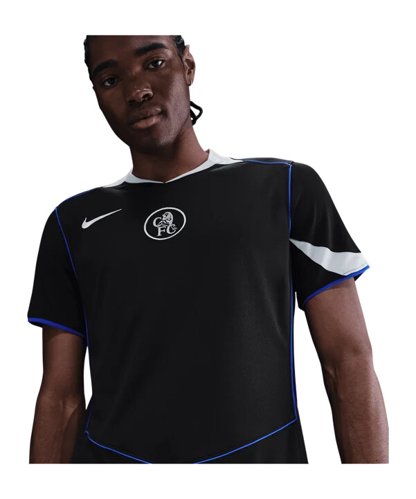 nike fc chelsea london 3. holdstrøje 20252026 sort f011