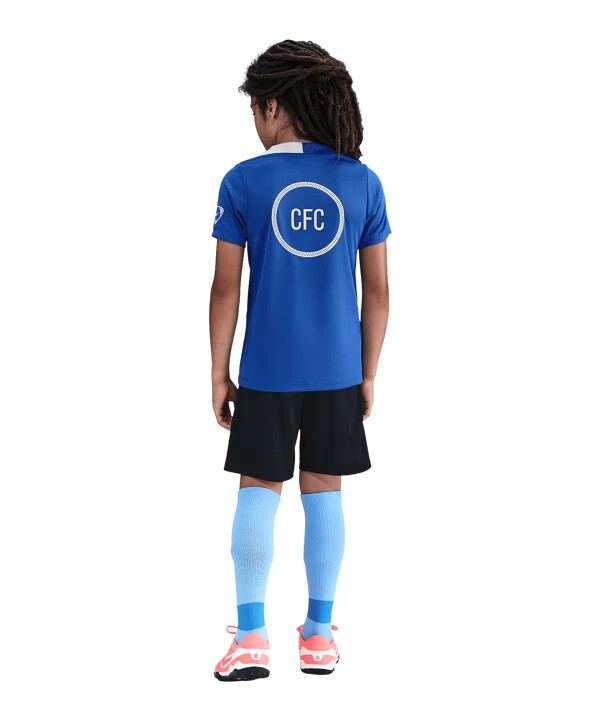 nike fc chelsea london træningstrøje børn blå f481