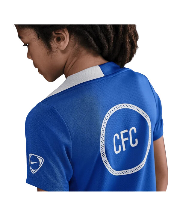 nike fc chelsea london træningstrøje børn blå f481