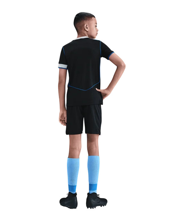 nike fc chelsea london 3. holdstrøje 20252026 børn sort f011