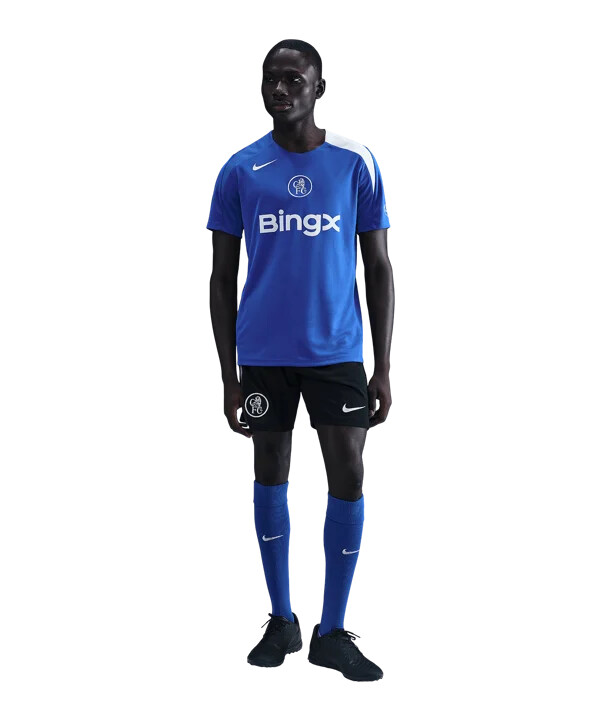 nike fc chelsea london strike træningstrøje blå f481