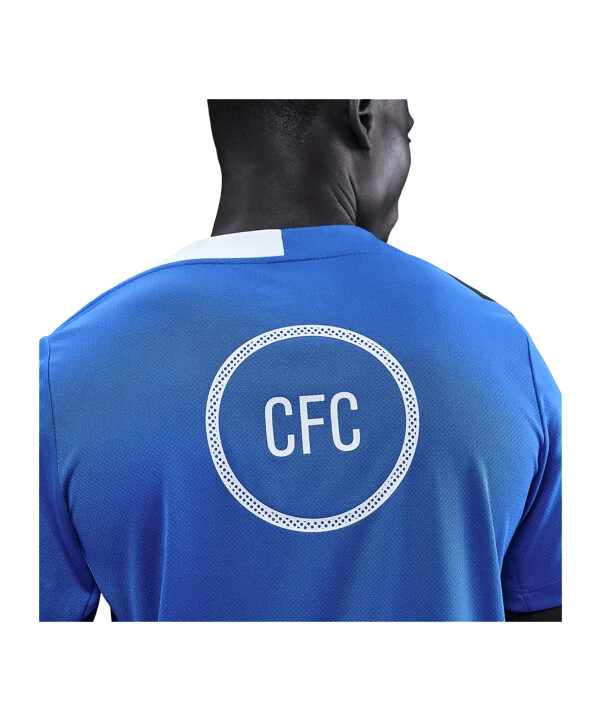 nike fc chelsea london strike træningstrøje blå f481