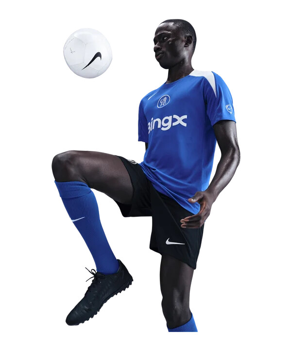 nike fc chelsea london strike træningstrøje blå f481