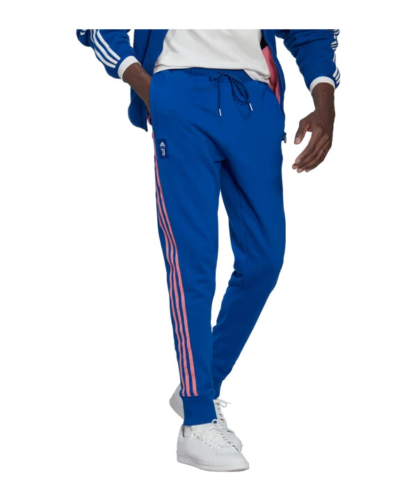 adidas juventus turin joggingbukser blå