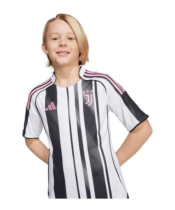 adidas juventus turin hjemmebanetrøje 202526 børn hvid