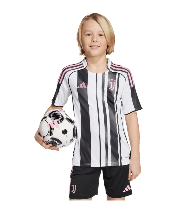 adidas juventus turin hjemmebanetrøje 202526 børn hvid