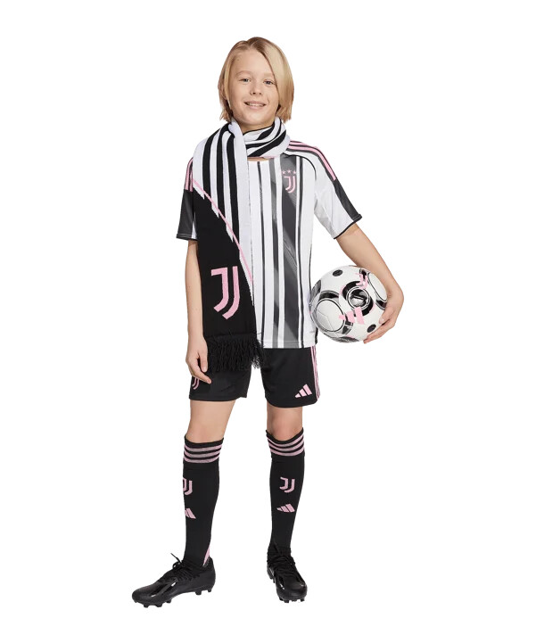 adidas juventus turin hjemmebanetrøje 202526 børn hvid