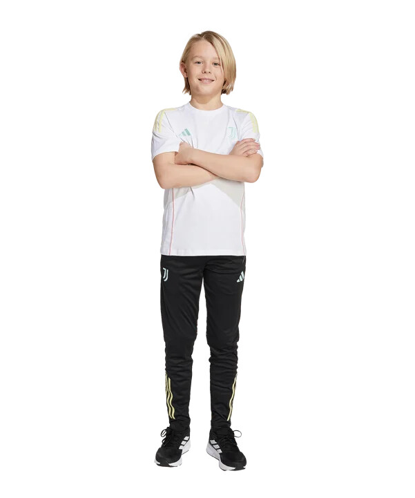 adidas juventus turin t-shirt børn hvid