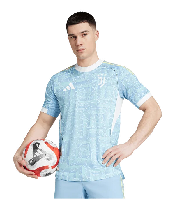 adidas juventus turin autentisk udebanetrøje 202526 blå