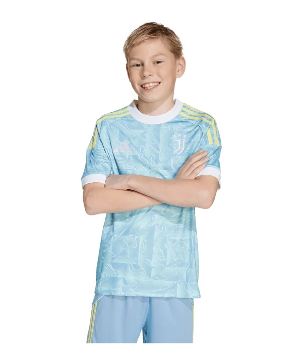 adidas juventus turin udebanetrøje 202526 børn blå