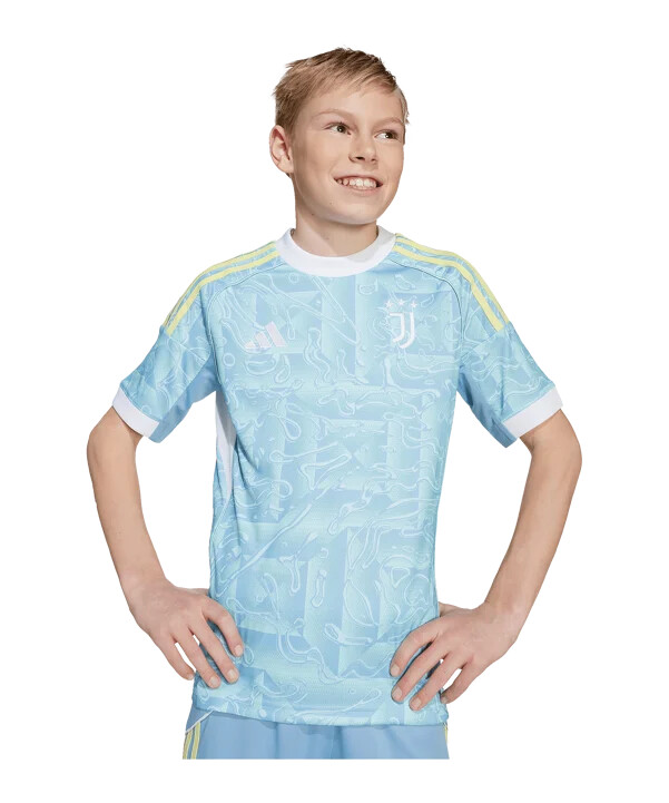 adidas juventus turin udebanetrøje 202526 børn blå