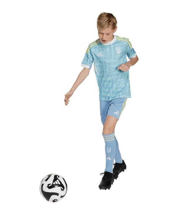 adidas juventus turin udebanetrøje 202526 børn blå