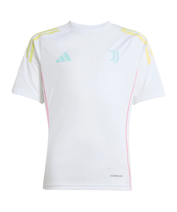 adidas juventus turin træningstrøje børn hvid