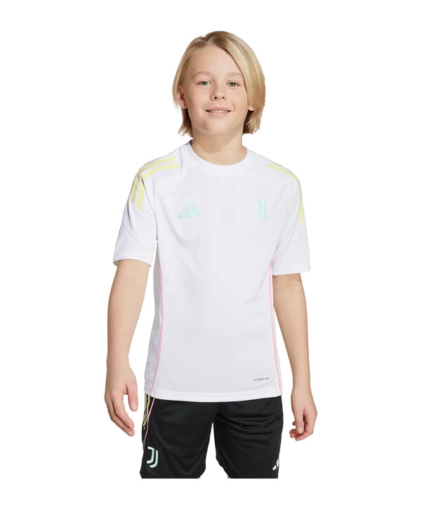 adidas juventus turin træningstrøje børn hvid